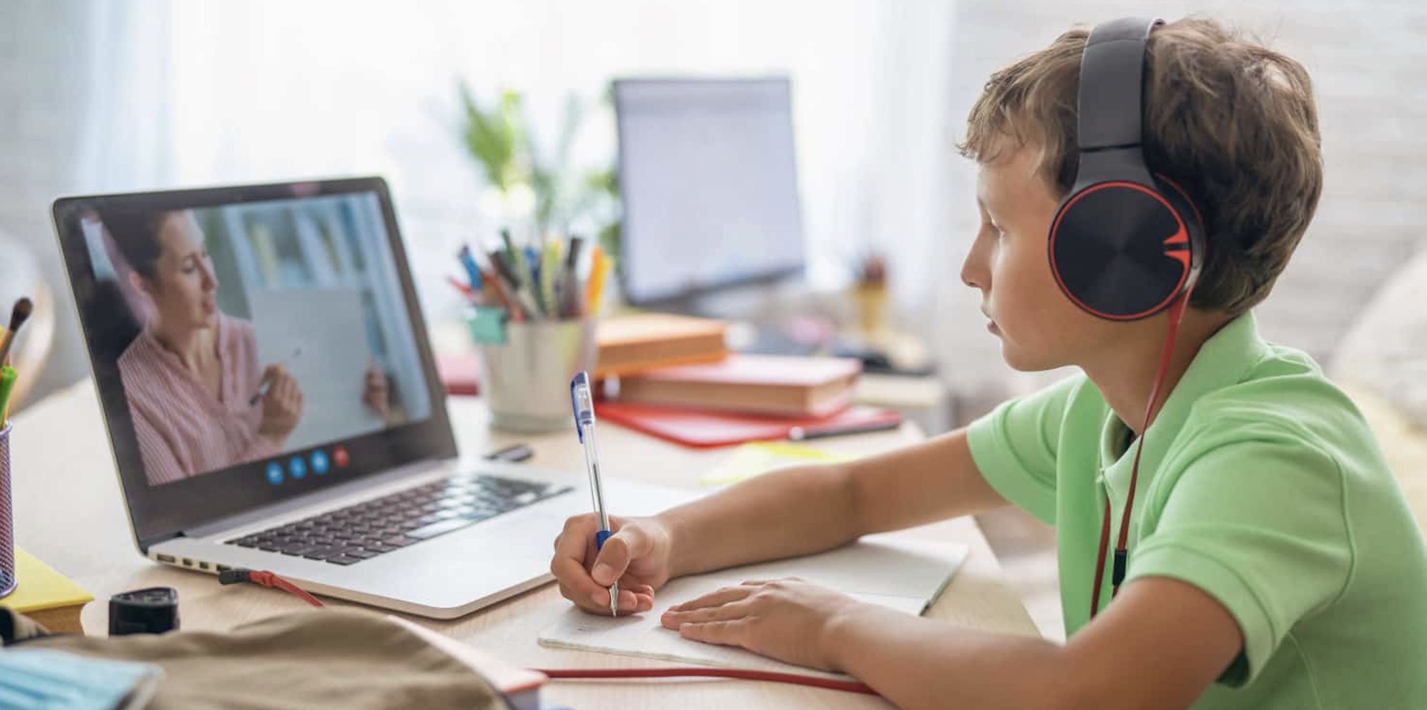 Online tutoring session